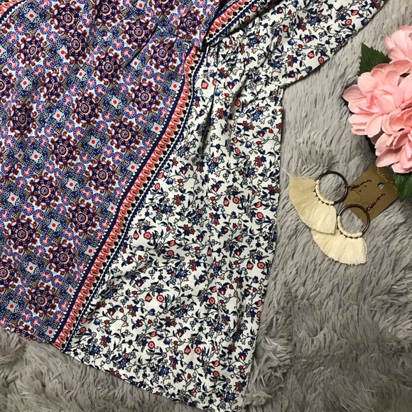 Floral print romper. - Picture 3 of 3
